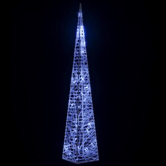 Lichtkegel decoratief LED 60 cm acryl blauw 4