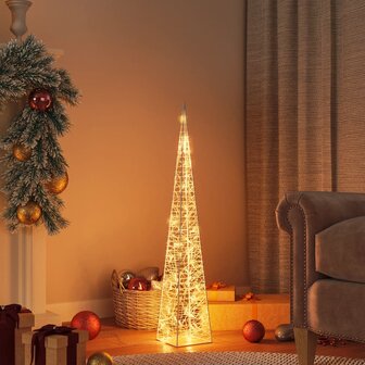 Lichtkegel decoratief LED 90 cm acryl warmwit 1