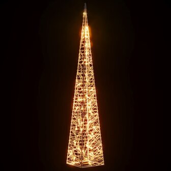 Lichtkegel decoratief LED 90 cm acryl warmwit 4