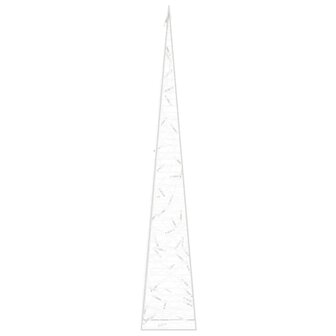 Lichtkegel decoratief LED 90 cm acryl warmwit 6