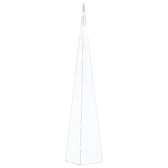 Lichtkegel decoratief LED 90 cm acryl koudwit 2