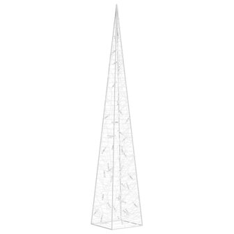Lichtkegel decoratief LED 90 cm acryl koudwit 3