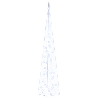 Lichtkegel decoratief LED 90 cm acryl blauw 2