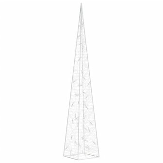 Lichtkegel decoratief LED 90 cm acryl blauw 3