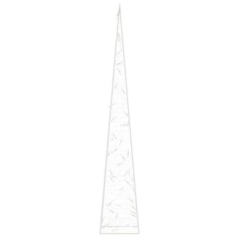 Lichtkegel decoratief LED 90 cm acryl blauw 6