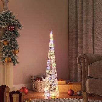 Lichtkegel decoratief LED 90 cm acryl meerkleurig 1