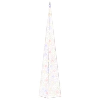 Lichtkegel decoratief LED 90 cm acryl meerkleurig 2