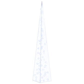 Lichtkegel decoratief LED 120 cm acryl blauw 2