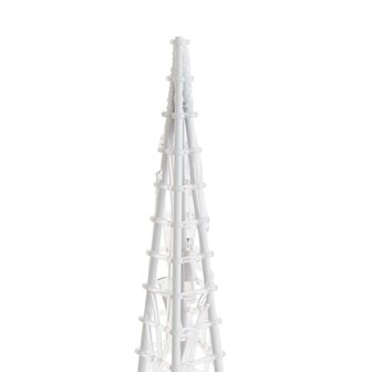 Lichtkegel decoratief LED 120 cm acryl blauw 7