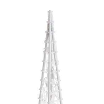Lichtkegelset decoratief LED 60/90/120 cm acryl blauw 6