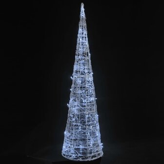 Lichtkegel decoratief LED koudwit 90 cm acryl 2