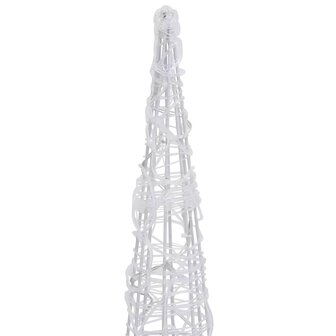 Lichtkegel decoratief LED meerkleurig 90 cm acryl 5