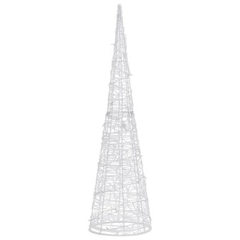 Lichtkegel decoratief LED koudwit 120 cm acryl 4