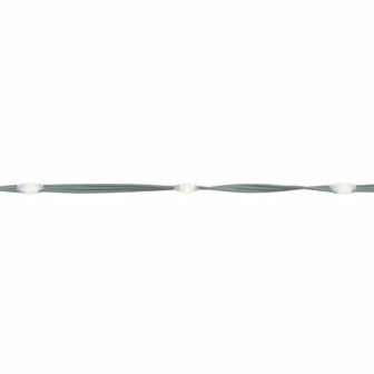 Lichtkegel aan vlaggenmast 180 cm 200 LED&amp;apos;s warmwit 7