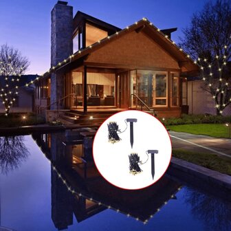 Lichtslingers solar LED warmwit 2 st 1
