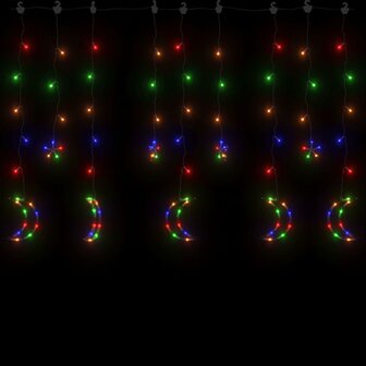 Lichtslinger ster en maan 138 LED&amp;apos;s meerkleurig 4