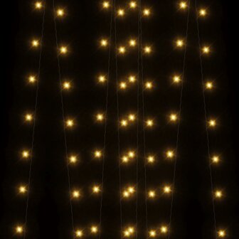 Lichtsnoeren 2 st met 2x200 LED&amp;apos;s solar binnen/buiten warmwit 5