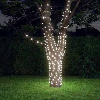 5 st Lichtslinger met 200 LED&amp;apos;s solar binnen/buiten koudwit 1