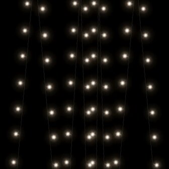 5 st Lichtslinger met 200 LED&amp;apos;s solar binnen/buiten koudwit 6