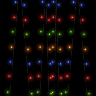 5 st Lichtslinger met 200 LED&amp;apos;s solar binnen/buiten meerkleurig 6