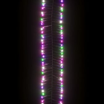 Lichtslinger cluster met 1000 LED&amp;apos;s pastel meerkleurig 11 m PVC 5