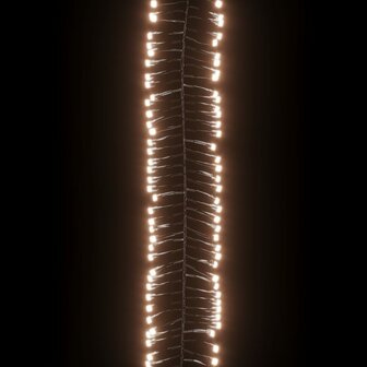 Lichtslinger cluster met 2000 LED&amp;apos;s warmwit 17 m PVC 5