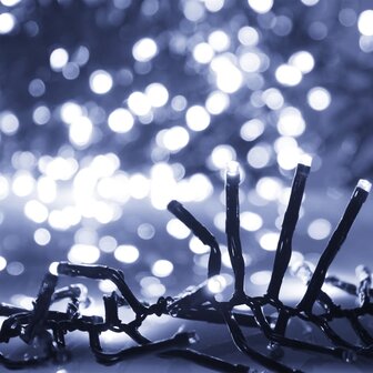 Lichtslinger cluster met 2000 LED&amp;apos;s koudwit 17 m PVC 4