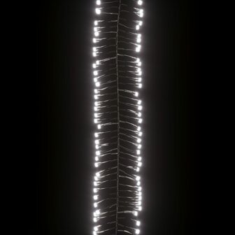 Lichtslinger cluster met 2000 LED&amp;apos;s koudwit 17 m PVC 5