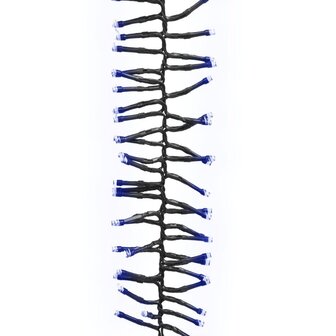 Lichtslinger cluster met 2000 LED&amp;apos;s blauw 17 m PVC 3