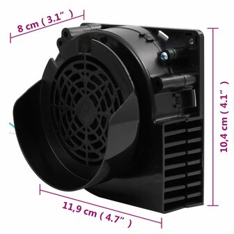 Lichtslinger met 66 LED&amp;apos;s en ventilator 660 cm 8