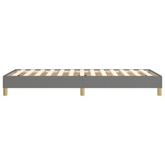 Bedframe stof donkergrijs 90x190 cm 6