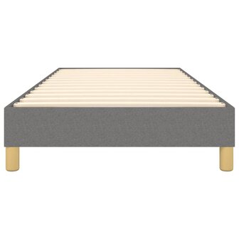 Bedframe stof donkergrijs 90x200 cm 5