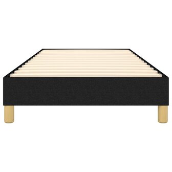 Bedframe stof zwart 90x200 cm 5
