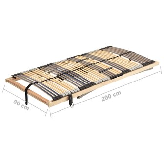 Lattenbodem met 42 latten 7 zones elektrisch 90x200 cm 11