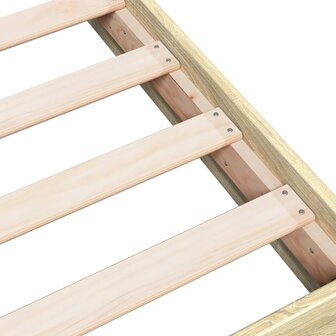 Bedframe bewerkt hout sonoma eikenkleurig 75x190 cm 7