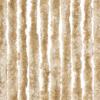 Vliegengordijn 56x200 cm chenille beige 6