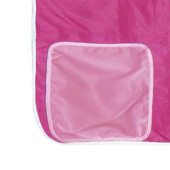 Kinderhoogslaper met gordijnen 80x200 cm grenenhout roze 12