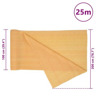 Privacynet 75 g/m&sup2; 2x25 m HDPE zandkleurig 8