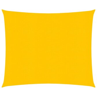 Zonnezeil 160 g/m&sup2; 2,5x3 m HDPE geel 1
