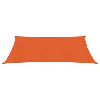 Zonnezeil 160 g/m&sup2; 2x3,5 m HDPE oranje 2