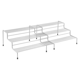 Metaltex Kruidenrekjes X-Tend 2 st 3-laags uitschuifbaar 2