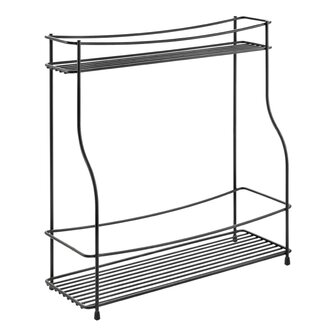Metaltex Kruidenrek 2-laags Basalmico zwart 2