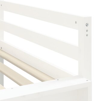 Kinderhoogslaper met gordijnen 80x200 cm massief grenenhout 11