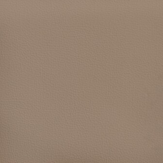 Wandpanelen 12 st 0,54 m&sup2; 30x15 cm kunstleer cappuccinokleurig 6