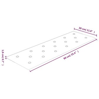 Wandpanelen 12 st 3,24 m&sup2; 90x30 cm kunstleer bruin 8