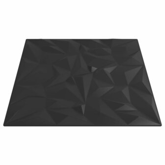 12 st Wandpanelen amethist 3 m&sup2; 50x50 cm XPS zwart 6