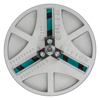 wolfcraft Verstelbare gatenzaag AH 45-130 30 mm metaal 5978000 3