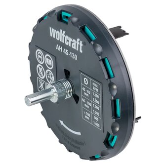 wolfcraft Verstelbare gatenzaag AH 45-130 30 mm metaal 5978000 4