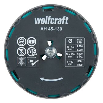 wolfcraft Verstelbare gatenzaag AH 45-130 30 mm metaal 5978000 5