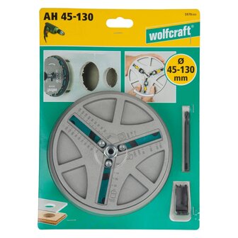 wolfcraft Verstelbare gatenzaag AH 45-130 30 mm metaal 5978000 8